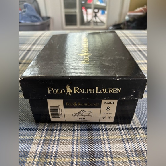 Toddler Ralph Lauren Polo sneakers red gardener vulcanized Toddler size 8 - Picture 8 of 8